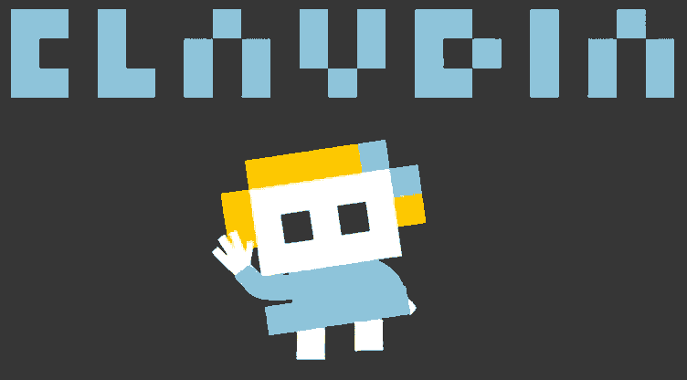 Claudia pixel art banner